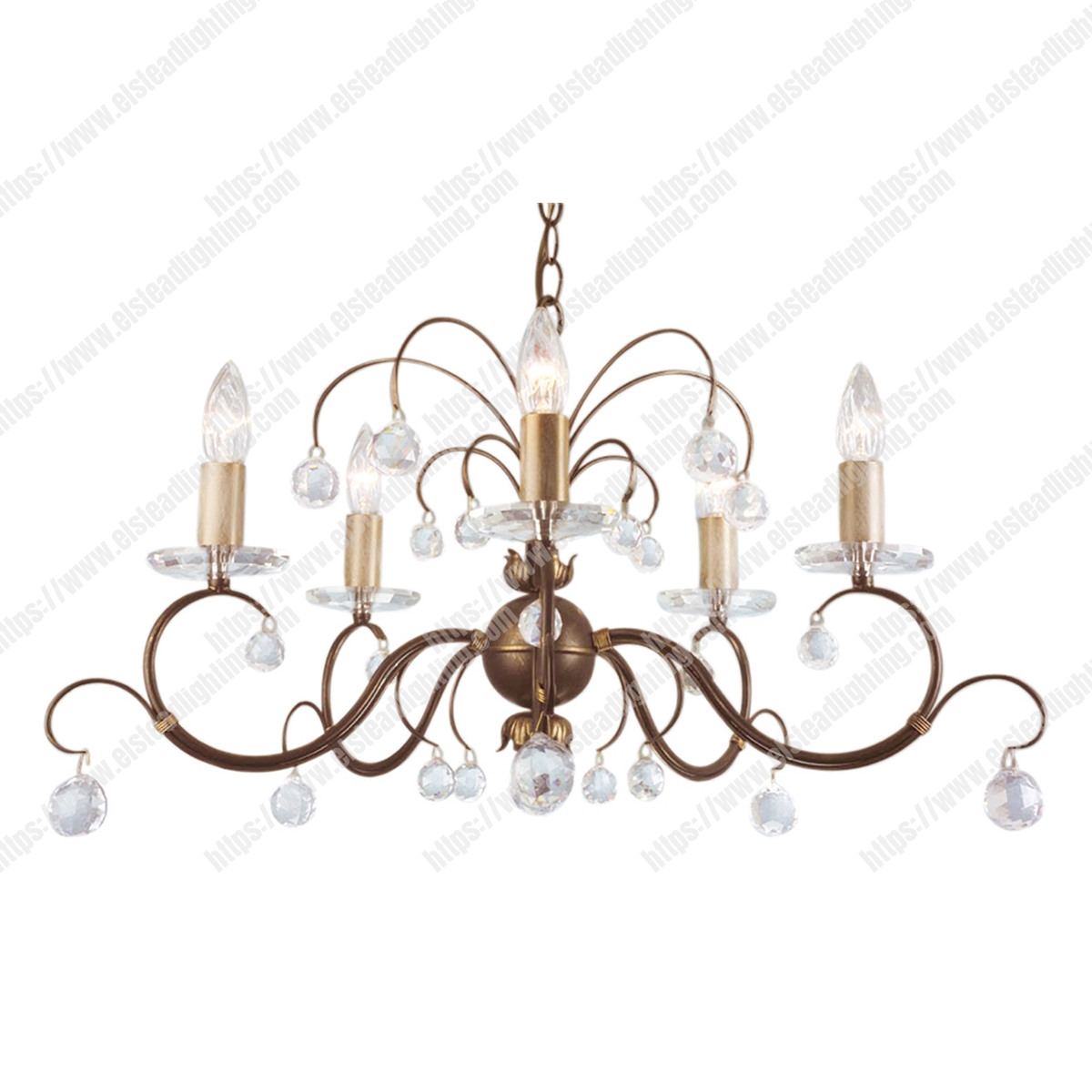Lunetta 5 Light Chandelier