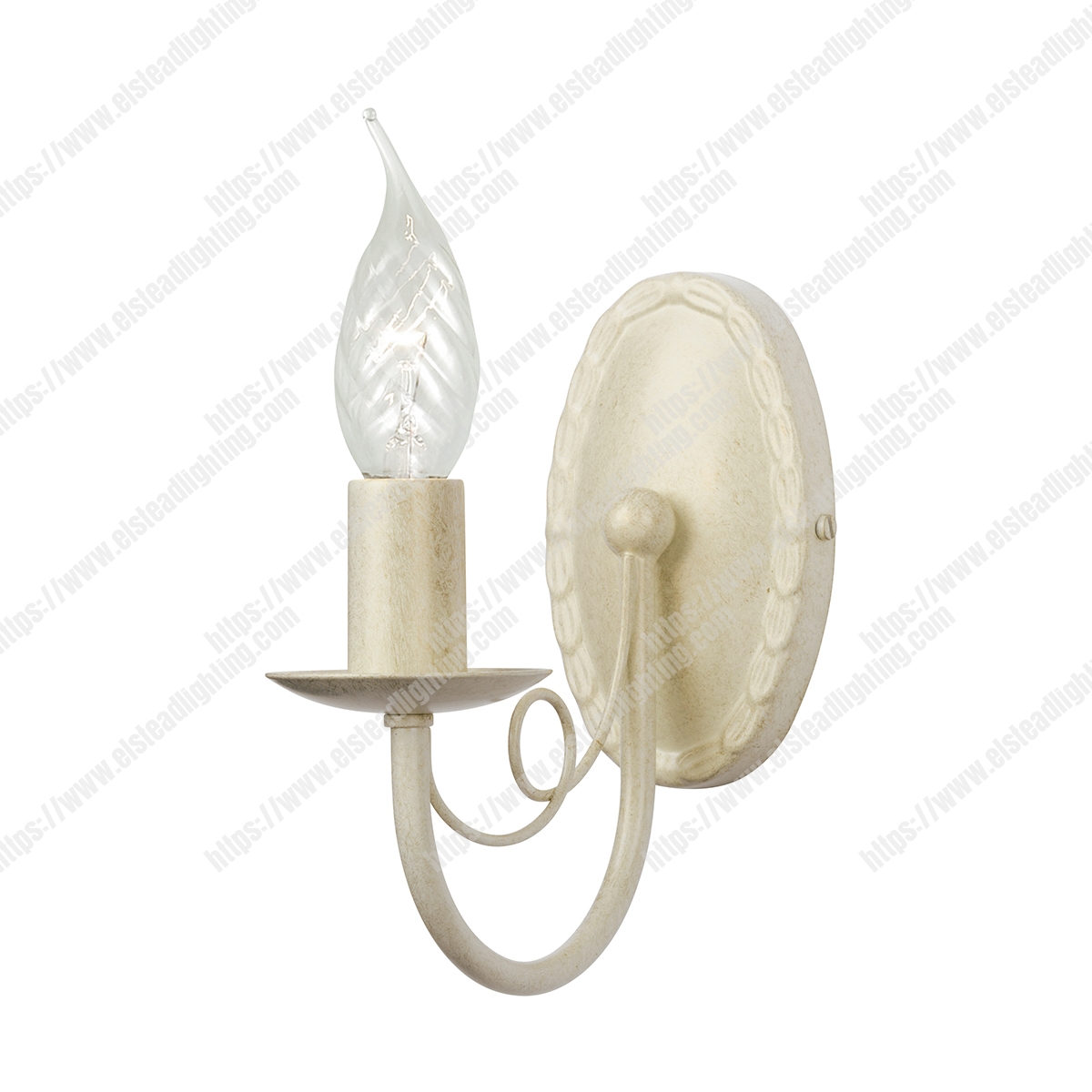 Minster 1 Light Wall Light – Ivory Gold