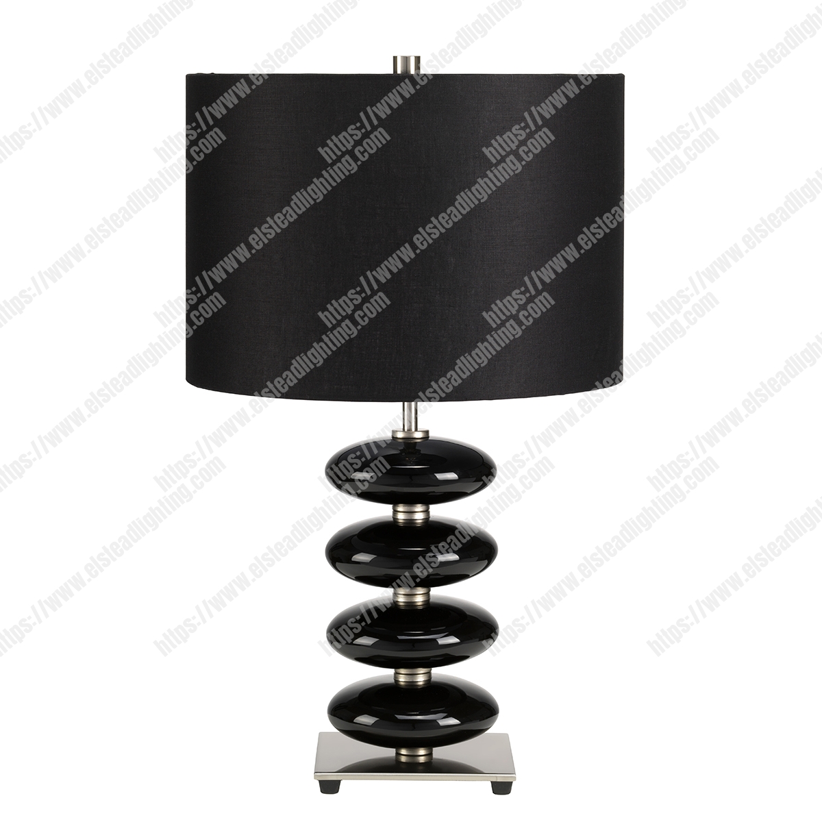 Onyx 1 Light Table Lamp – Black
