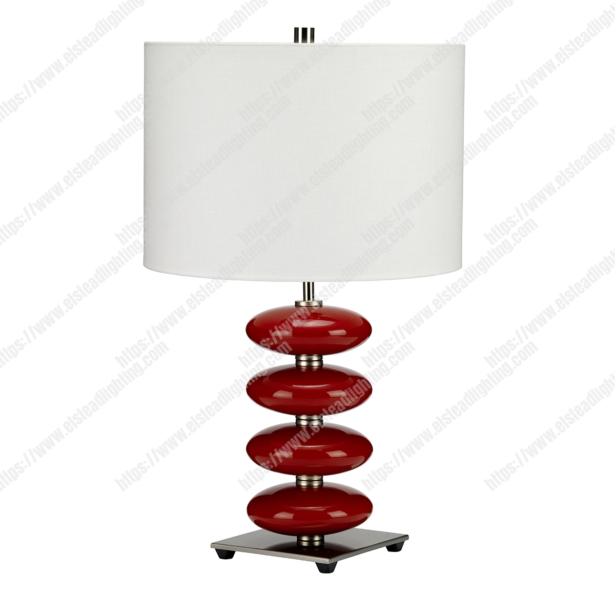 Onyx 1 Light Table Lamp – Red