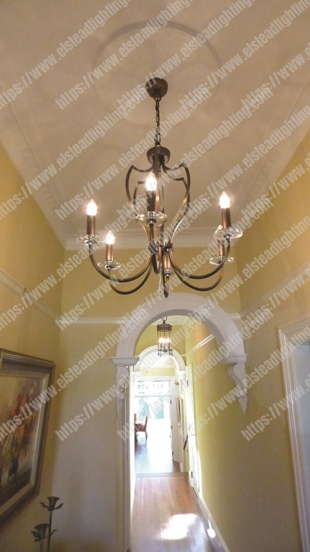 Pimlico 6 Light Chandelier - Dark Bronze