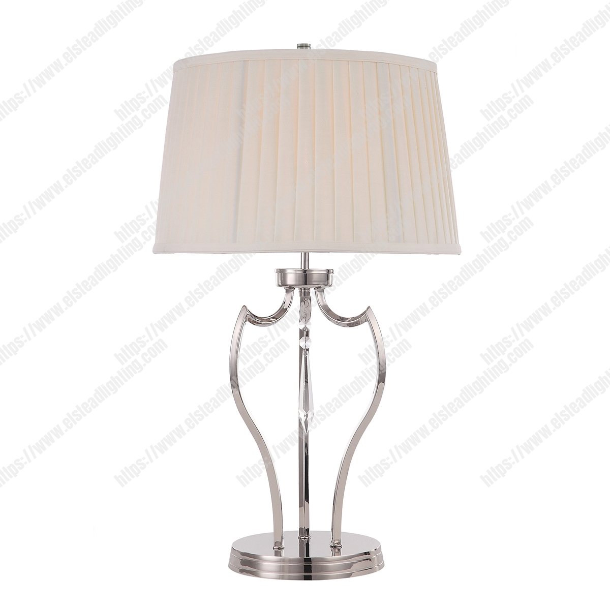 Pimlico 1 Light Table Lamp - Polished Nickel