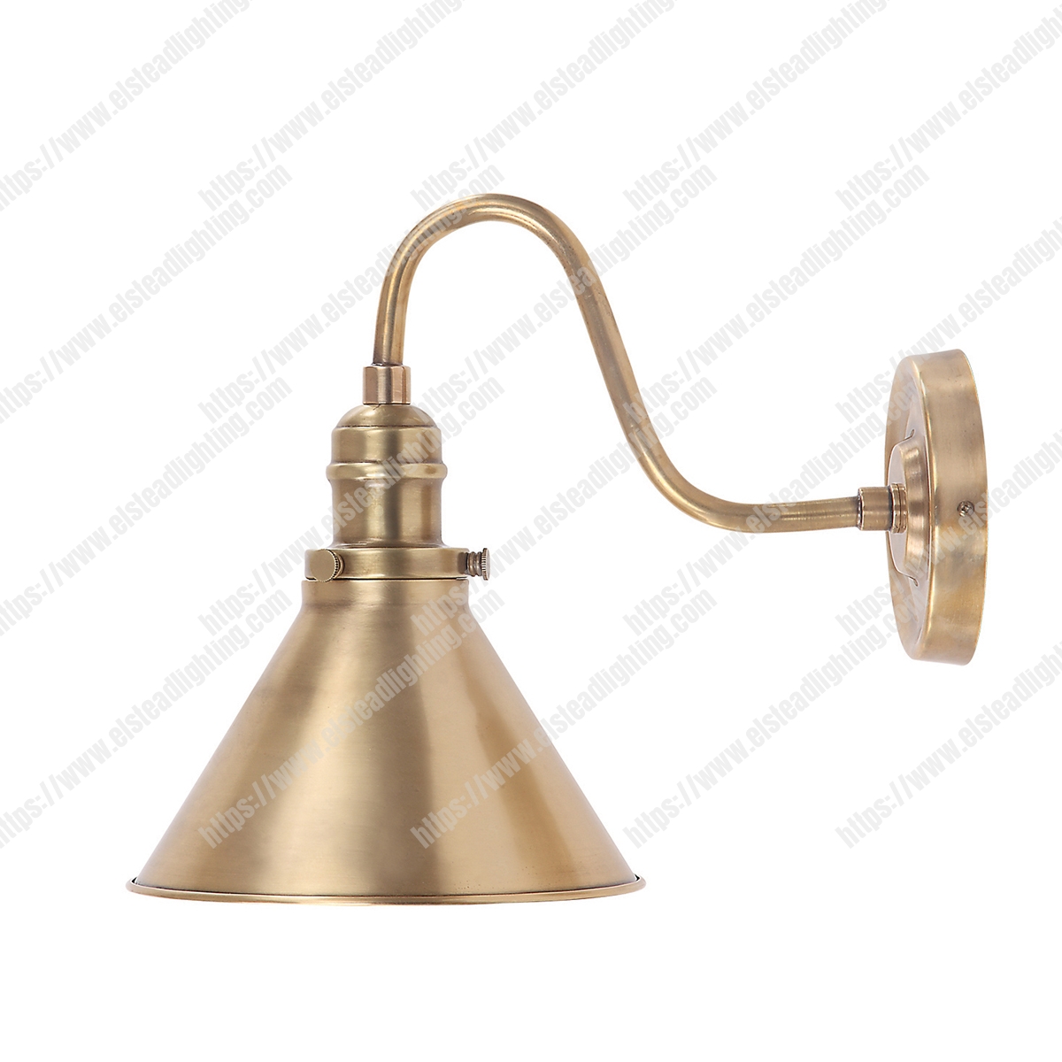 Provence 1 Light Wall Light – Aged Brass
