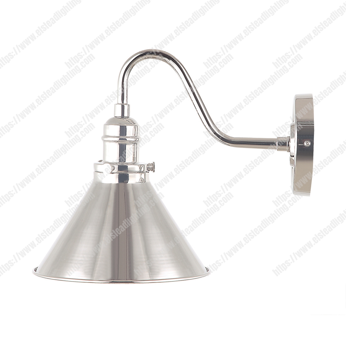 Provence 1 Light Wall Light - Polished Nickel
