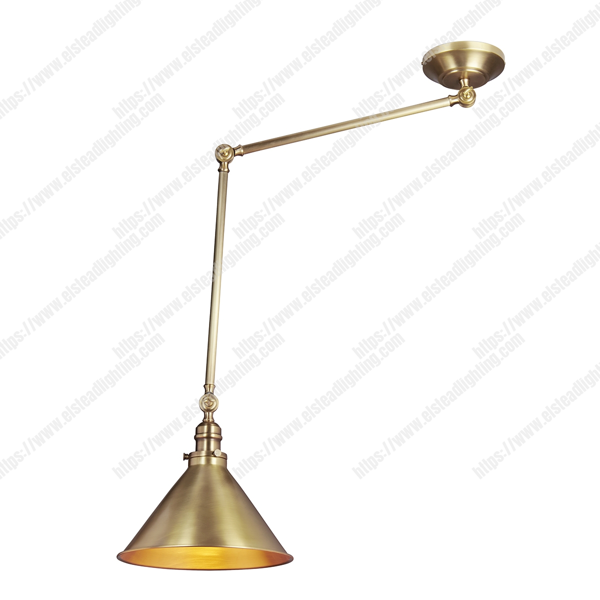 Provence 1 Light Wall Light/Pendant - Aged Brass