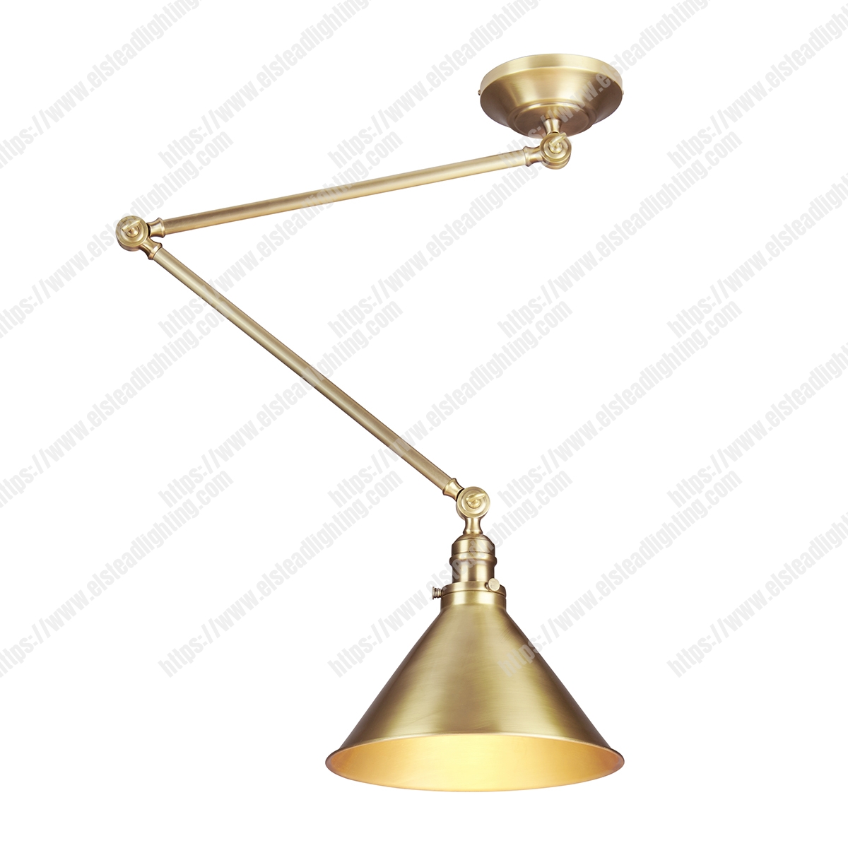 Provence 1 Light Wall Light/Pendant - Aged Brass