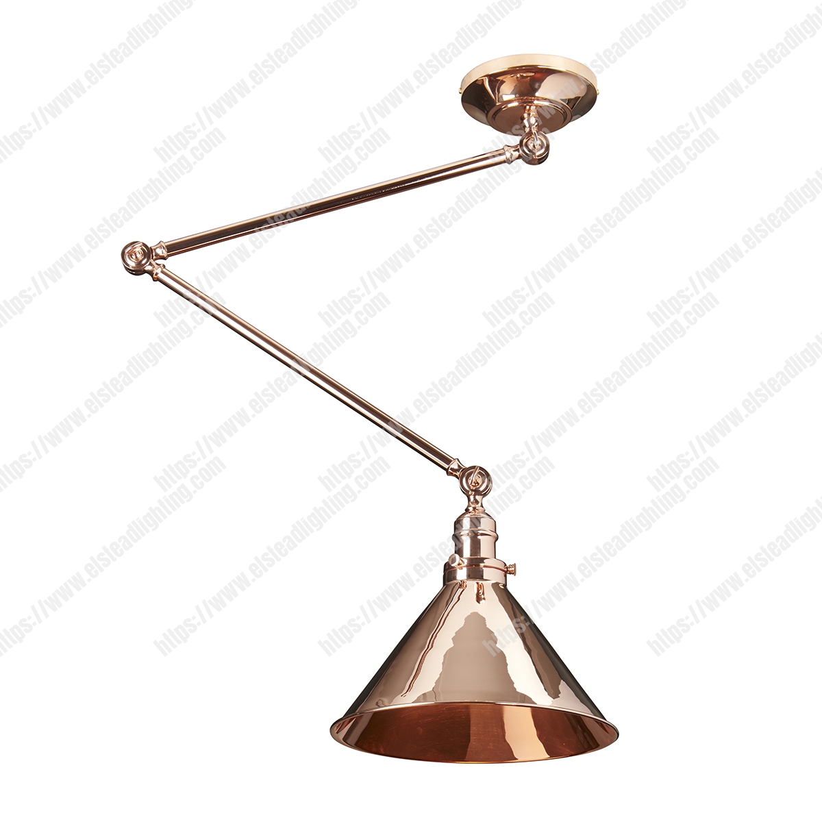 Provence 1 Light Wall Light/Pendant - Polished Copper