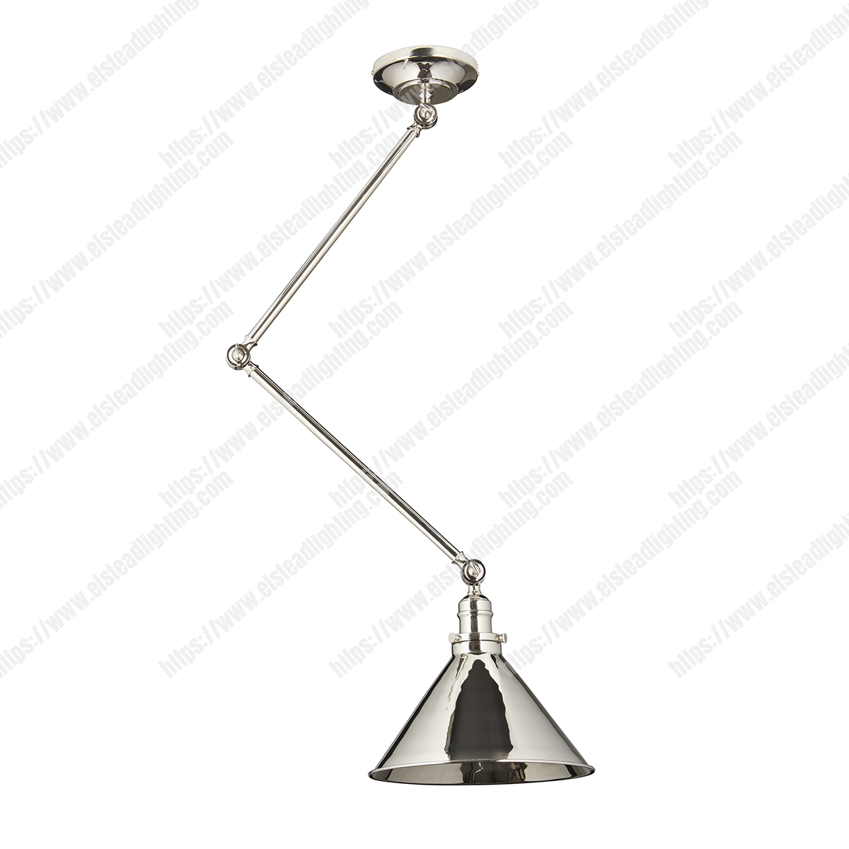 Provence 1 Light Wall Light/Pendant - Polished Nickel