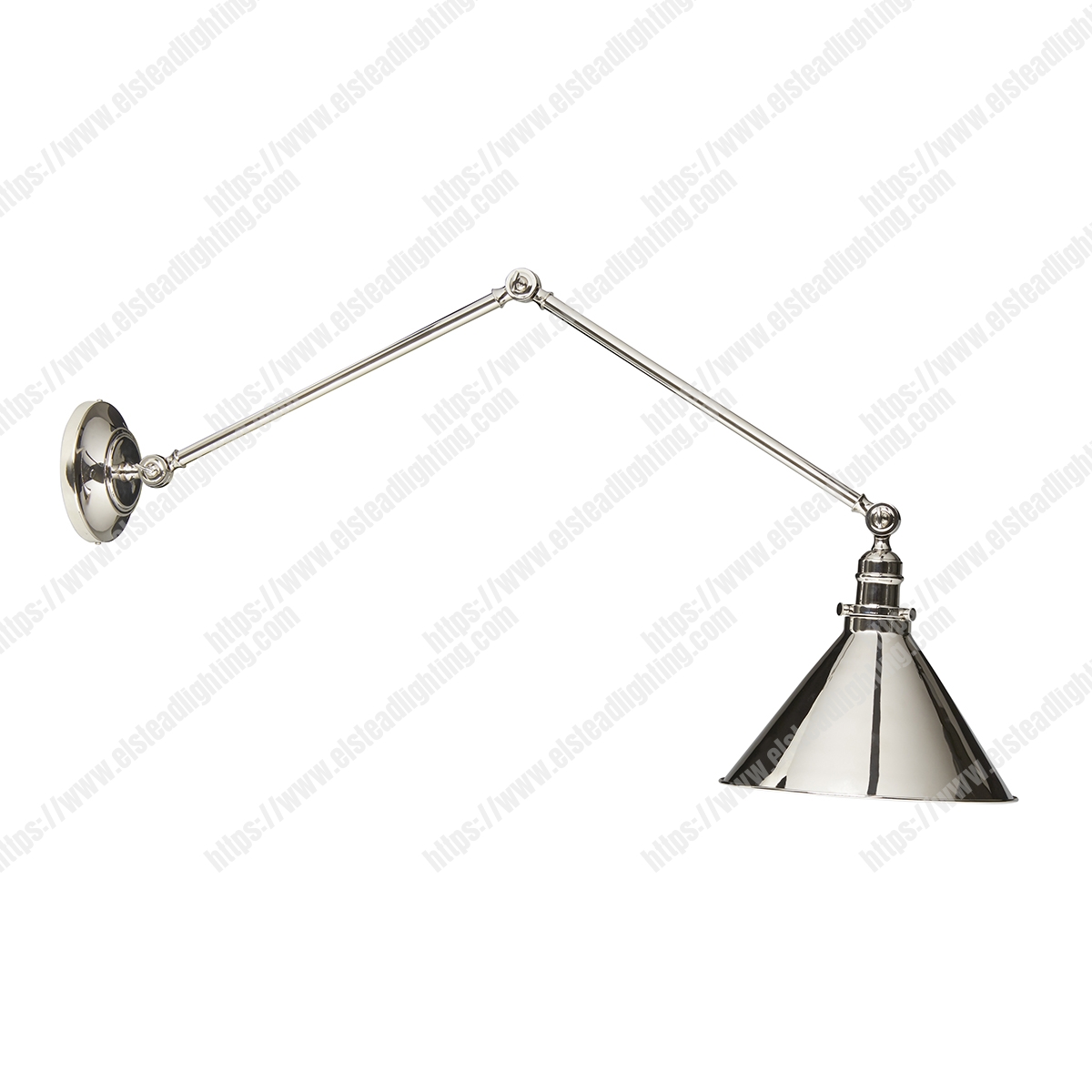 Provence 1 Light Wall Light/Pendant - Polished Nickel