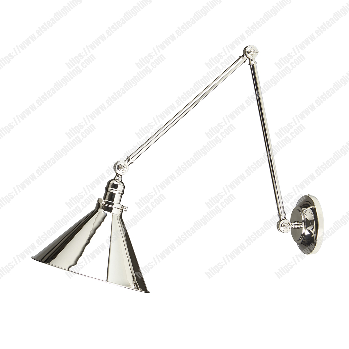 Provence 1 Light Wall Light/Pendant - Polished Nickel