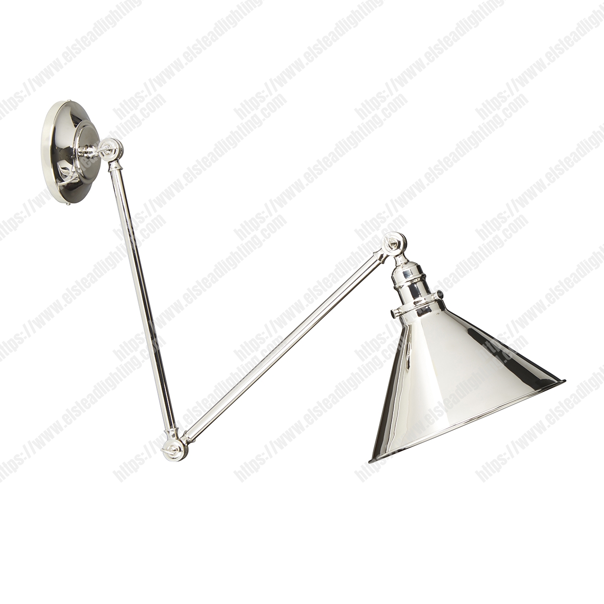 Provence 1 Light Wall Light/Pendant - Polished Nickel