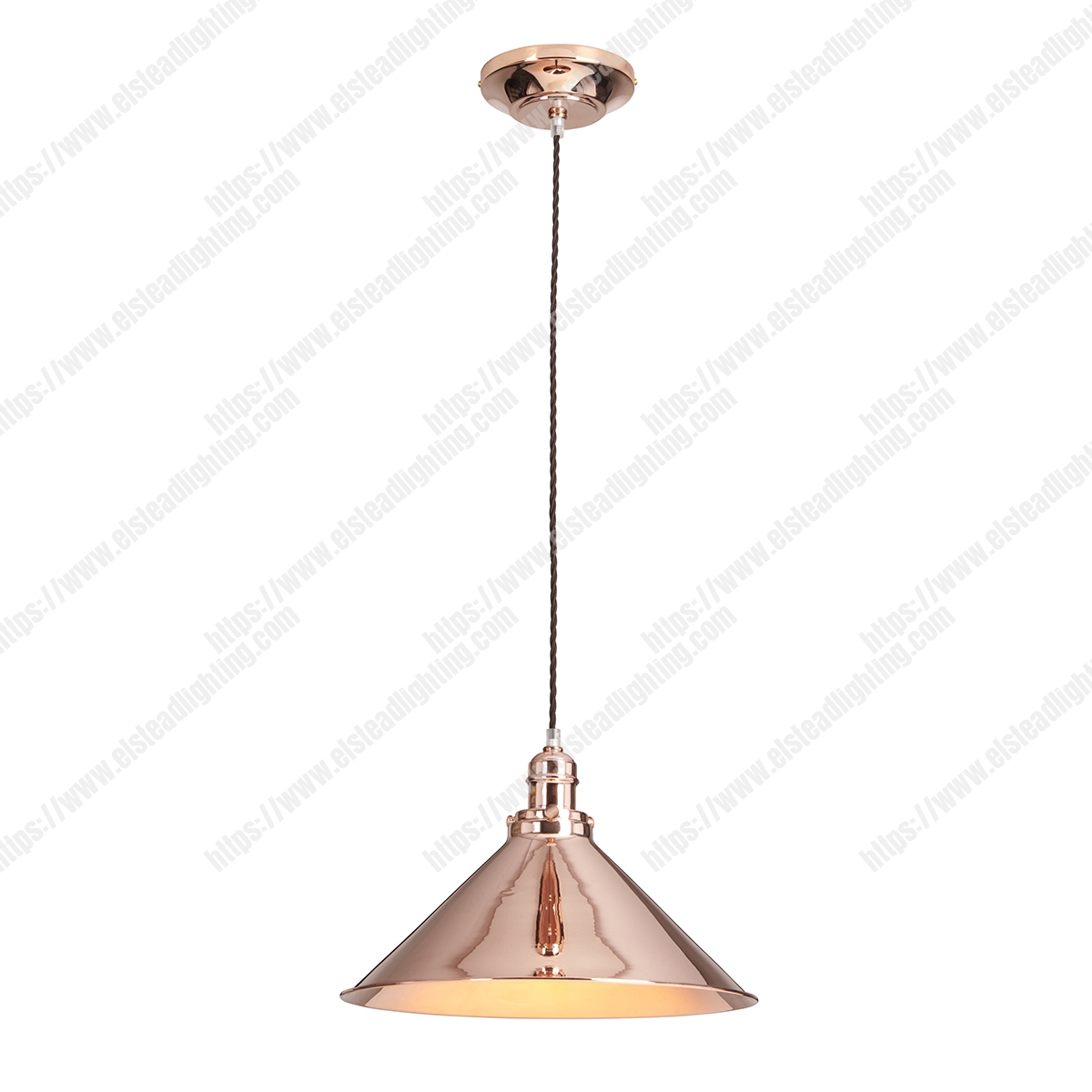 Provence 1 Light Pendant - Polished Copper
