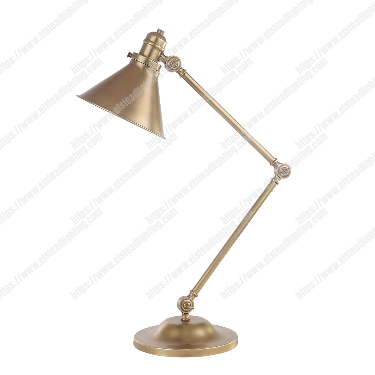 Provence 1 Light Table Lamp – Aged Brass