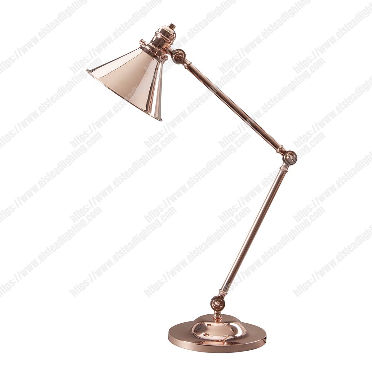 Provence 1 Light Table Lamp – Polished Copper