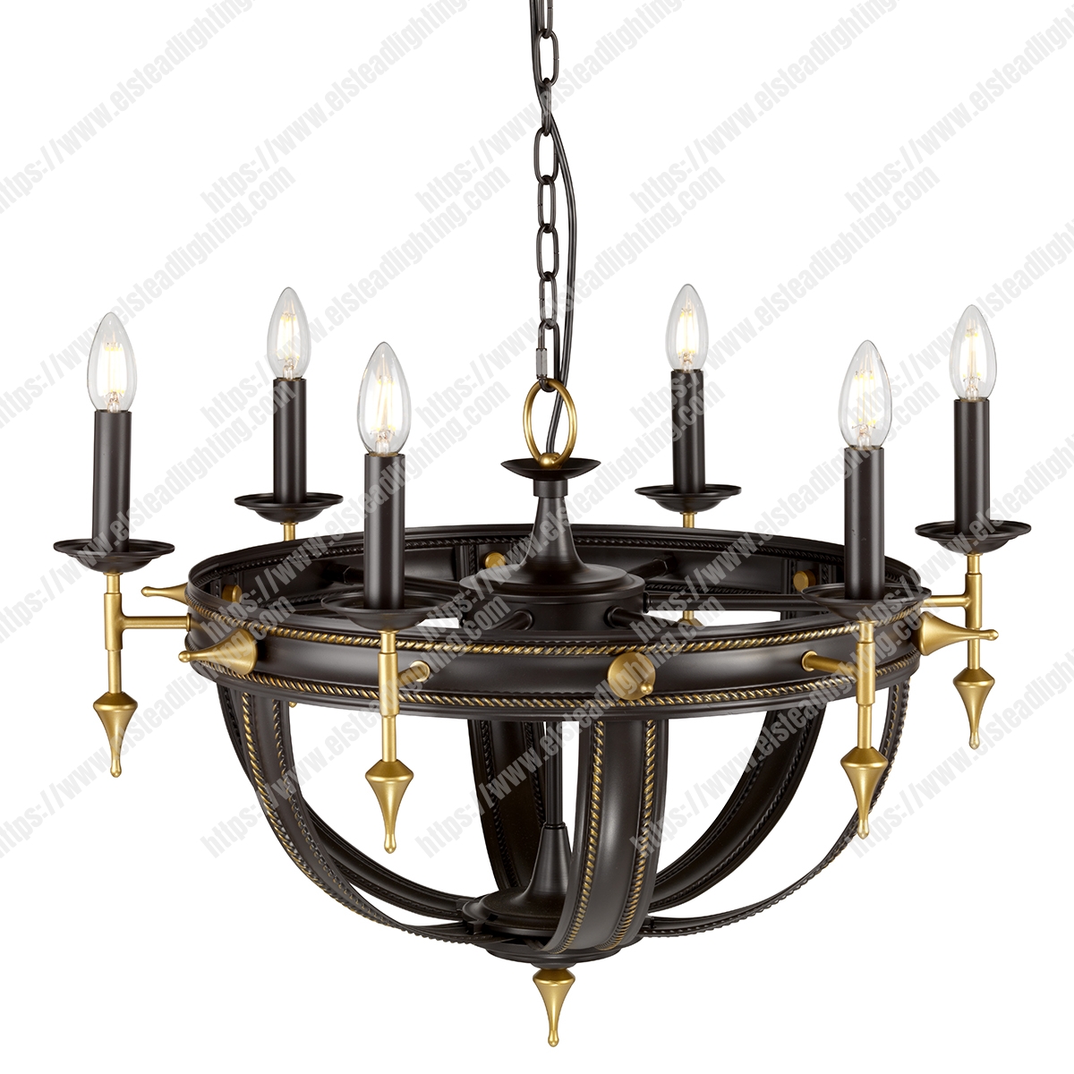 Regal 6 Light Chandelier
