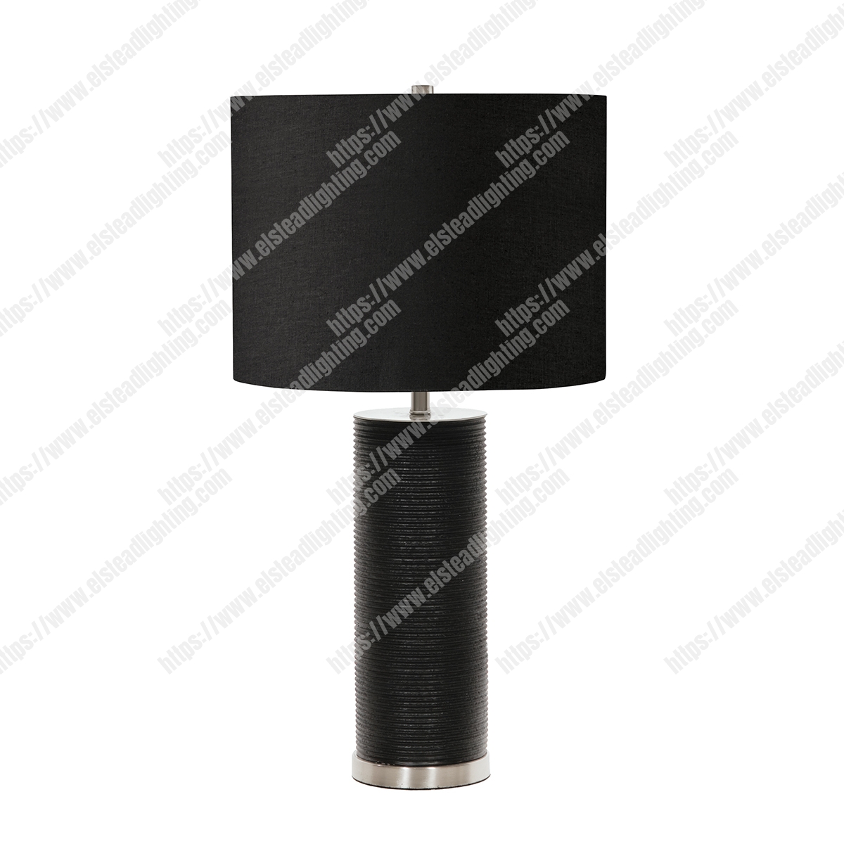 Ripple 1 Light Table Lamp - Black