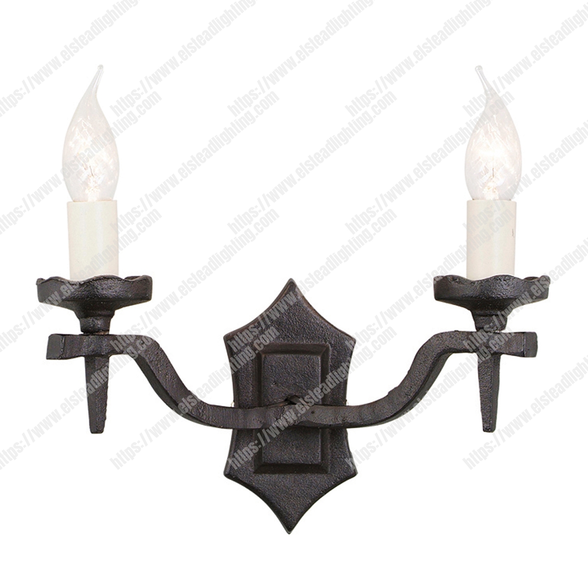 Rectory 2 Light Wall Light Style B