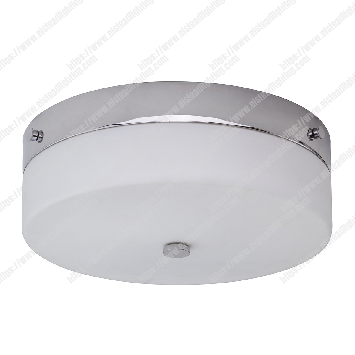 Tamar 1 Light Large Flush Light - Polished Chrome