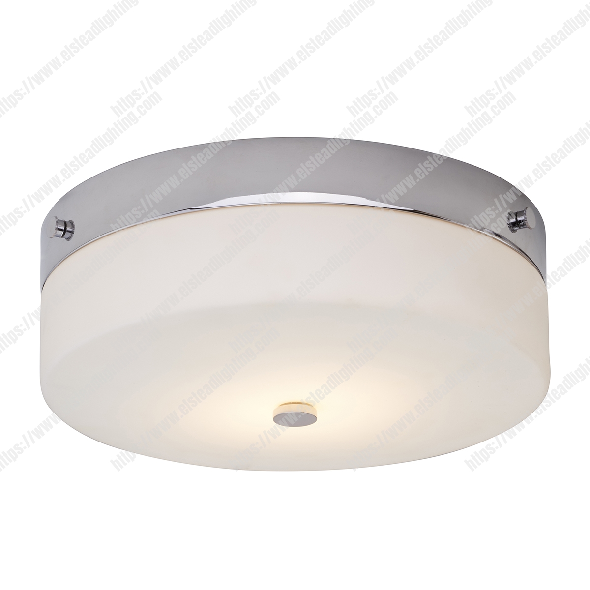 Tamar 1 Light Large Flush Light - Polished Chrome