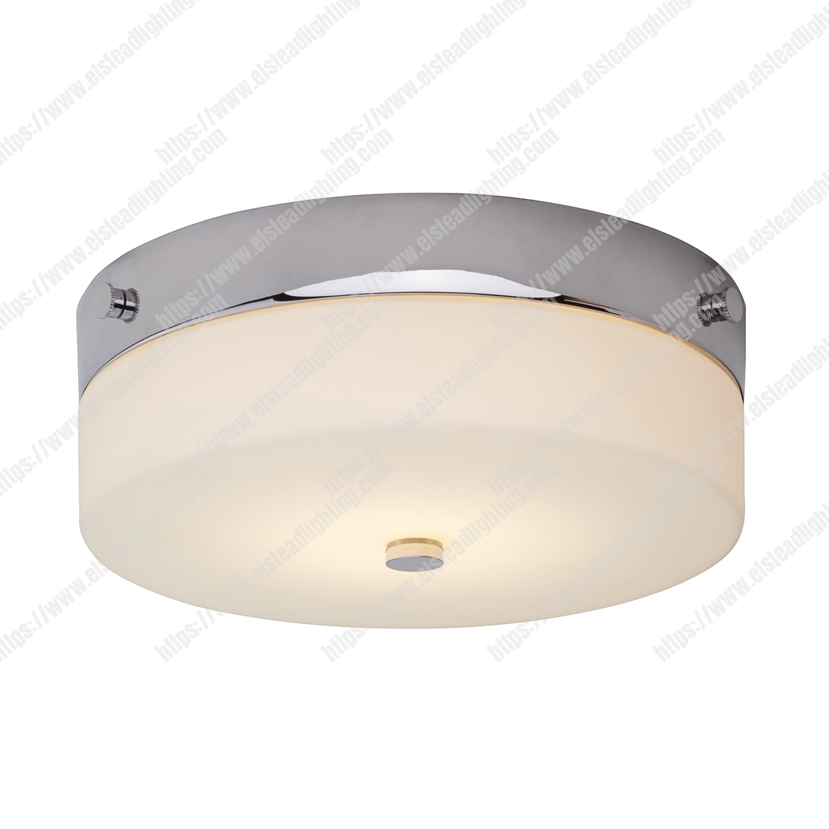 Tamar 1 Light Medium Flush Light – Polished Chrome