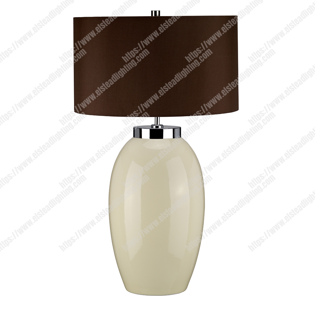 Victor 1 Light Large Table Lamp – Cream