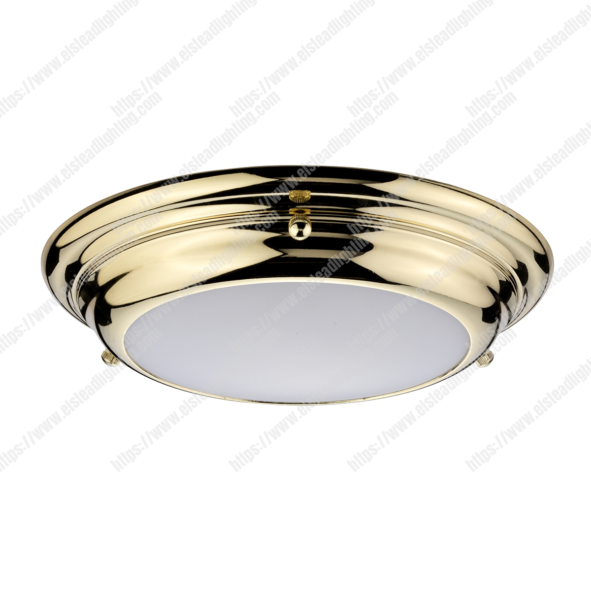 Welland 1 Light Mini LED Flush Light - Polished Brass