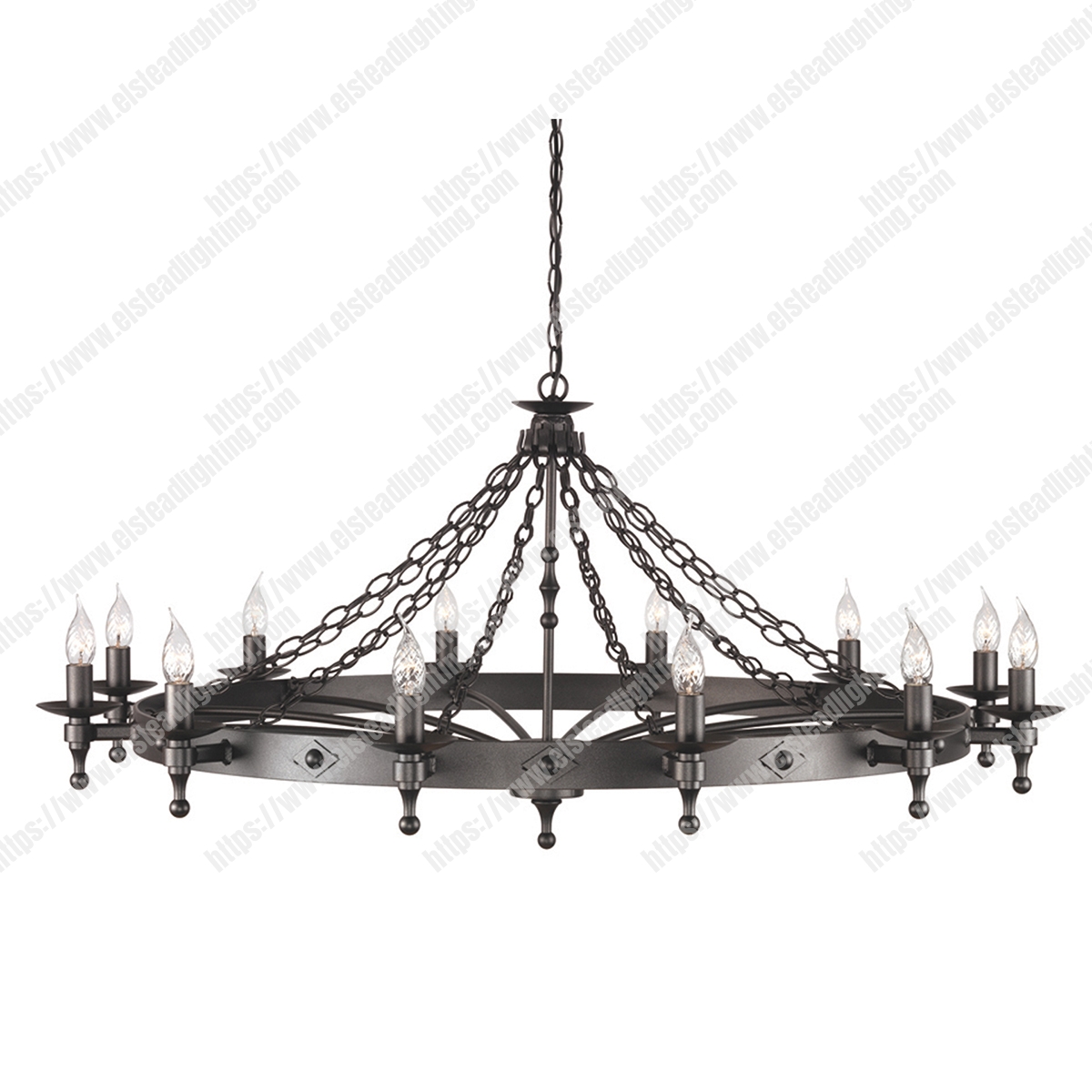 Warwick 12 Light Chandelier