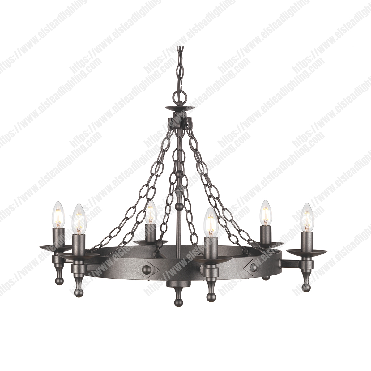 Warwick 6 Light Chandelier