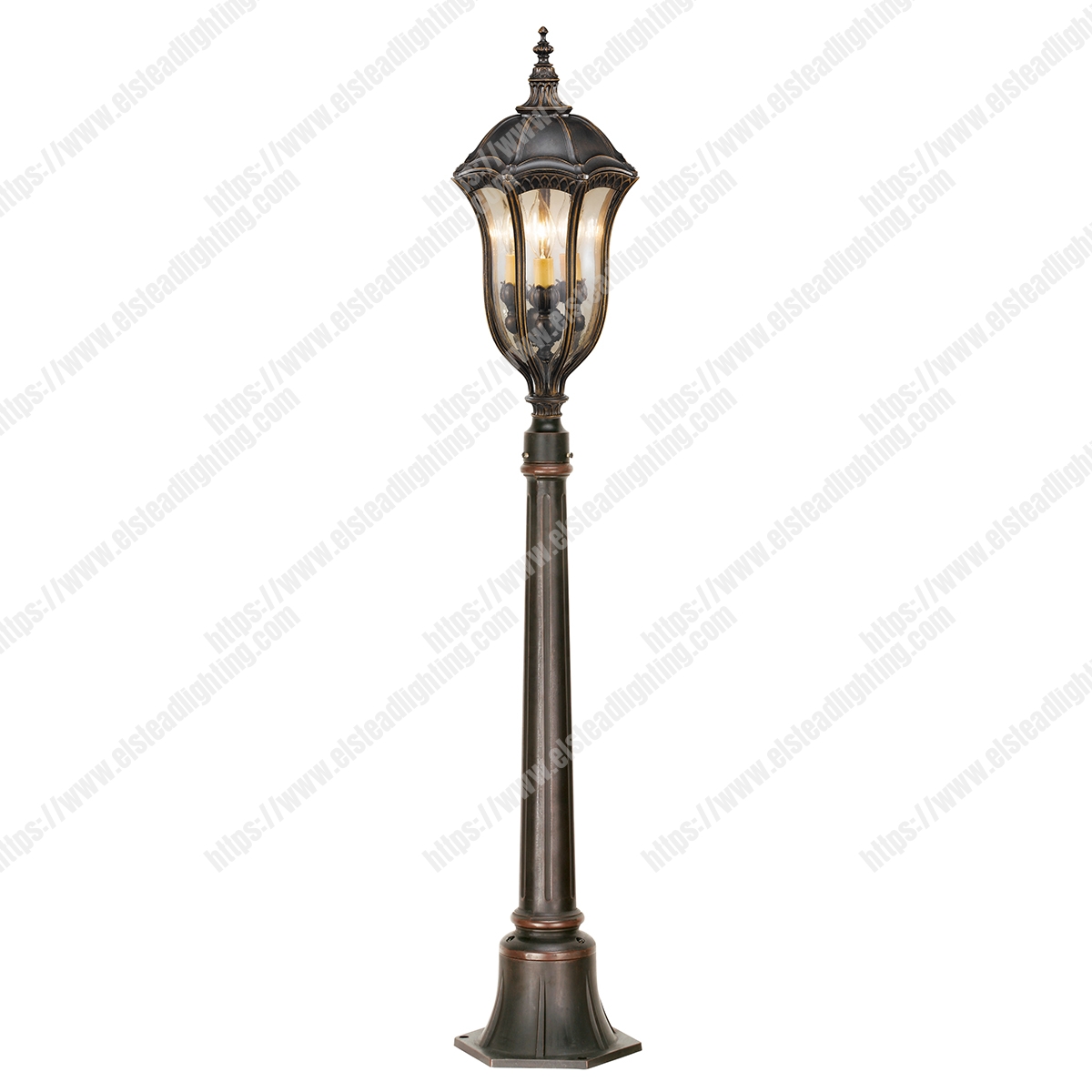 Baton Rouge 3 Light Bollard