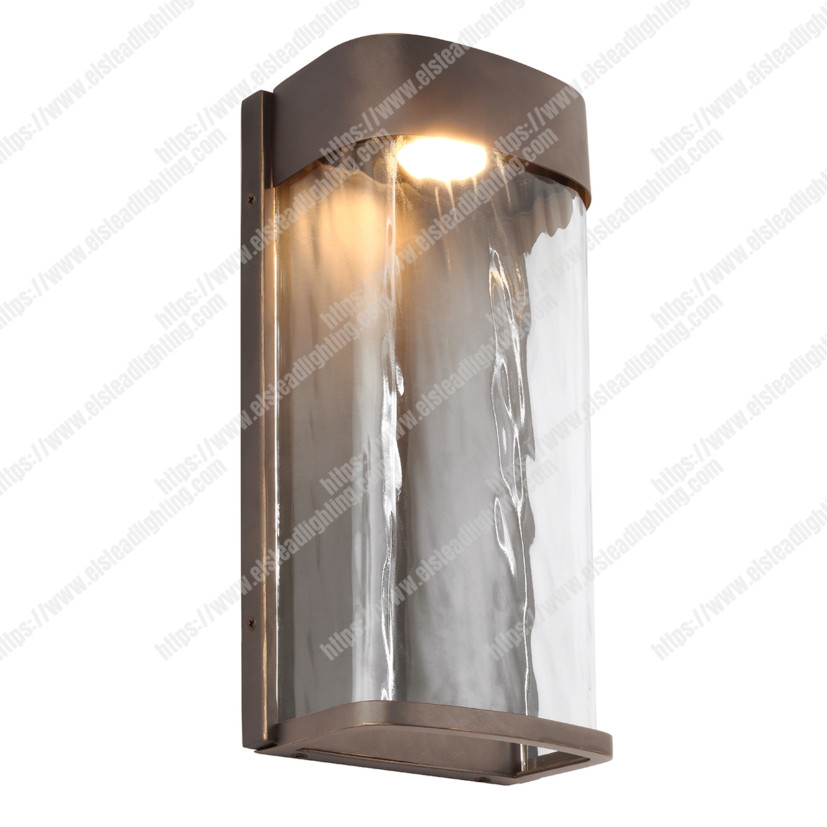 Bennie 1 Light Large LED Wall Light - Antique Bronze