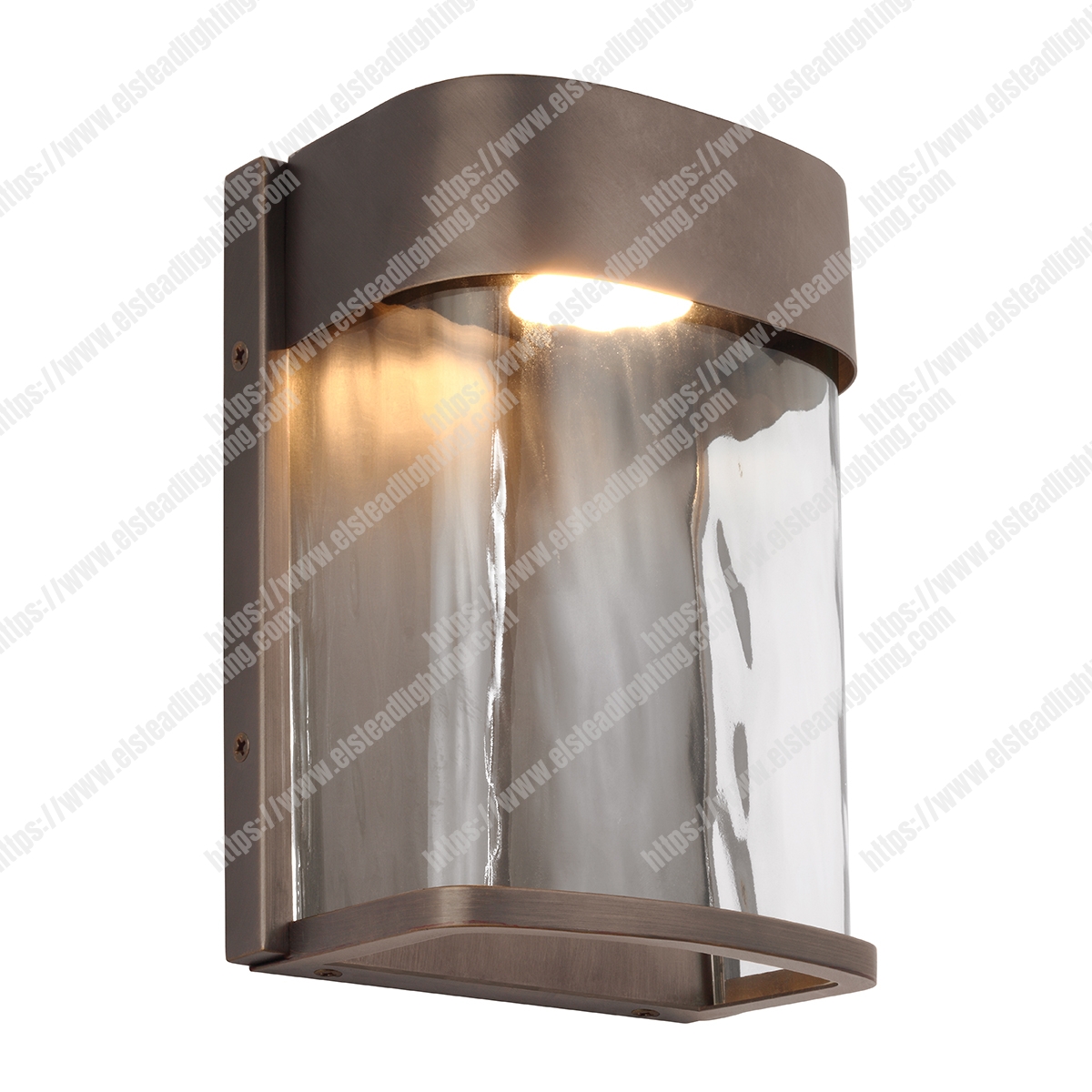 Bennie 1 Light Small LED Wall Light - Antique Bronze
