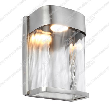Bennie 1 Light Small LED Wall Light &#8211; Painted Brushed Steel