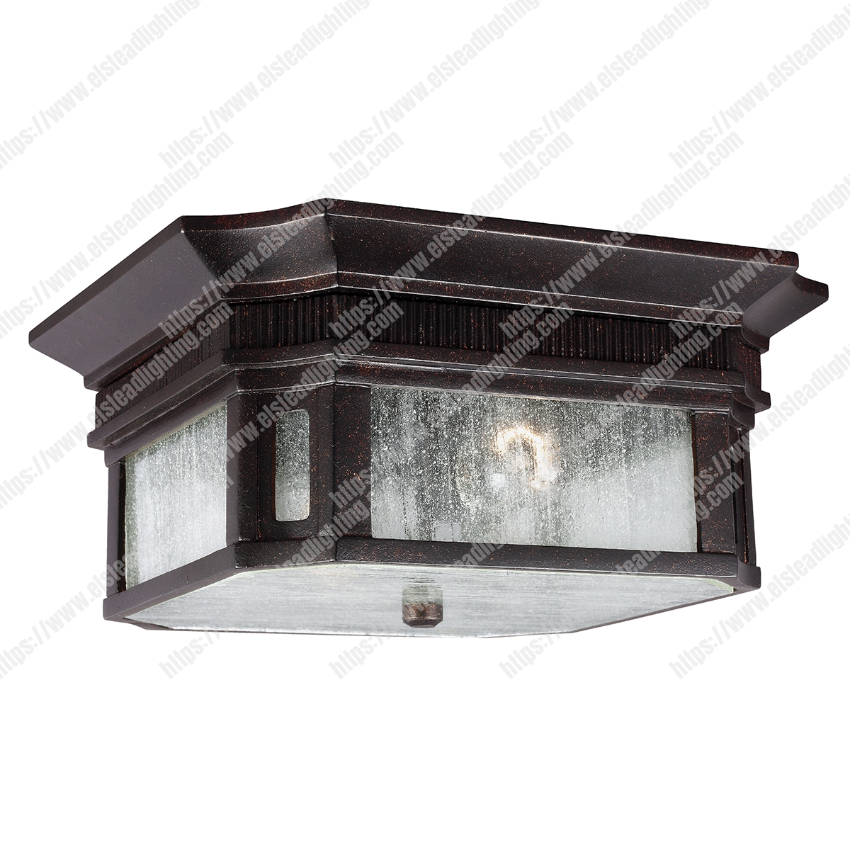 Federal 2 Light Outdoor Flush Lantern