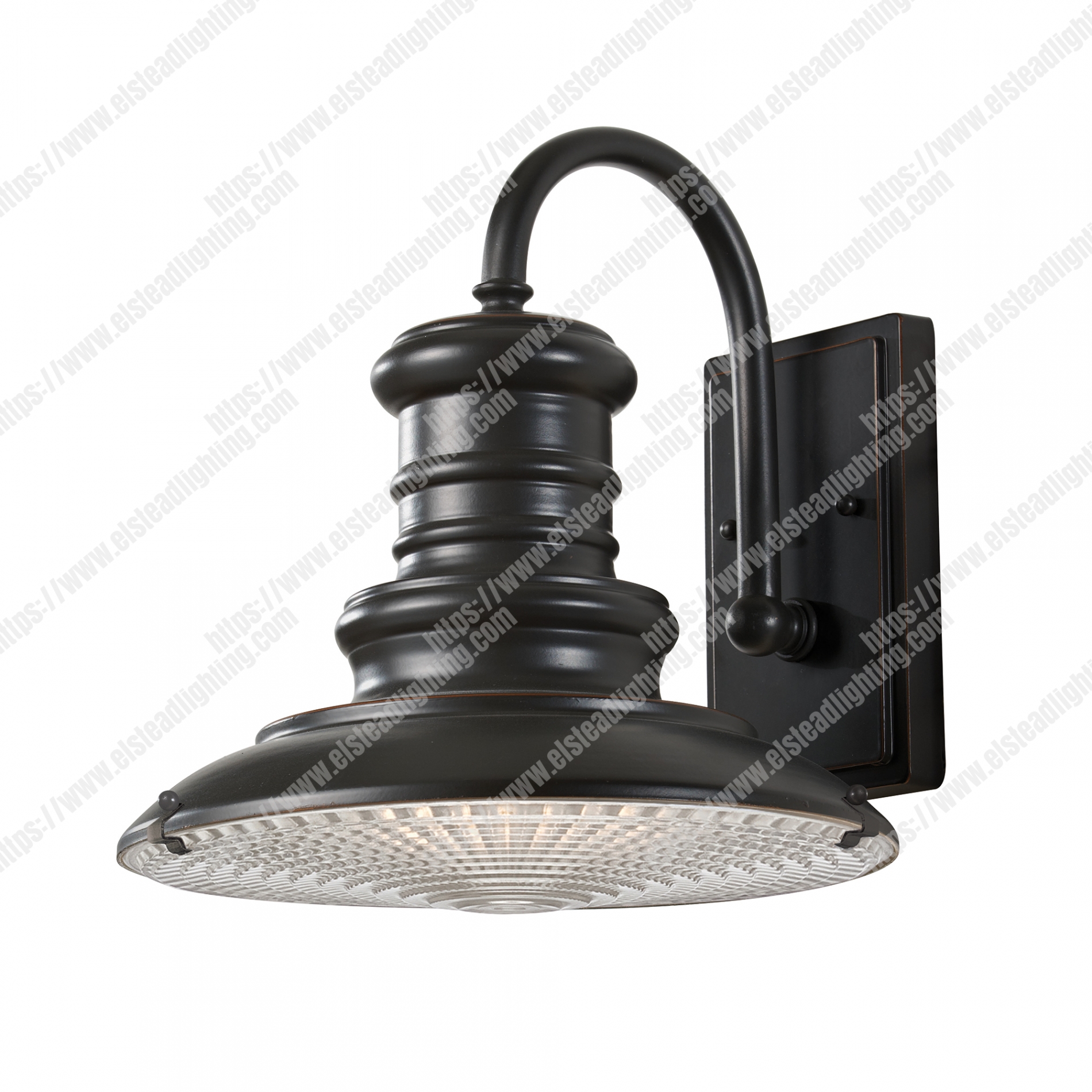 Redding Station 1 Light Medium Wall Lantern – Restoration Bronze