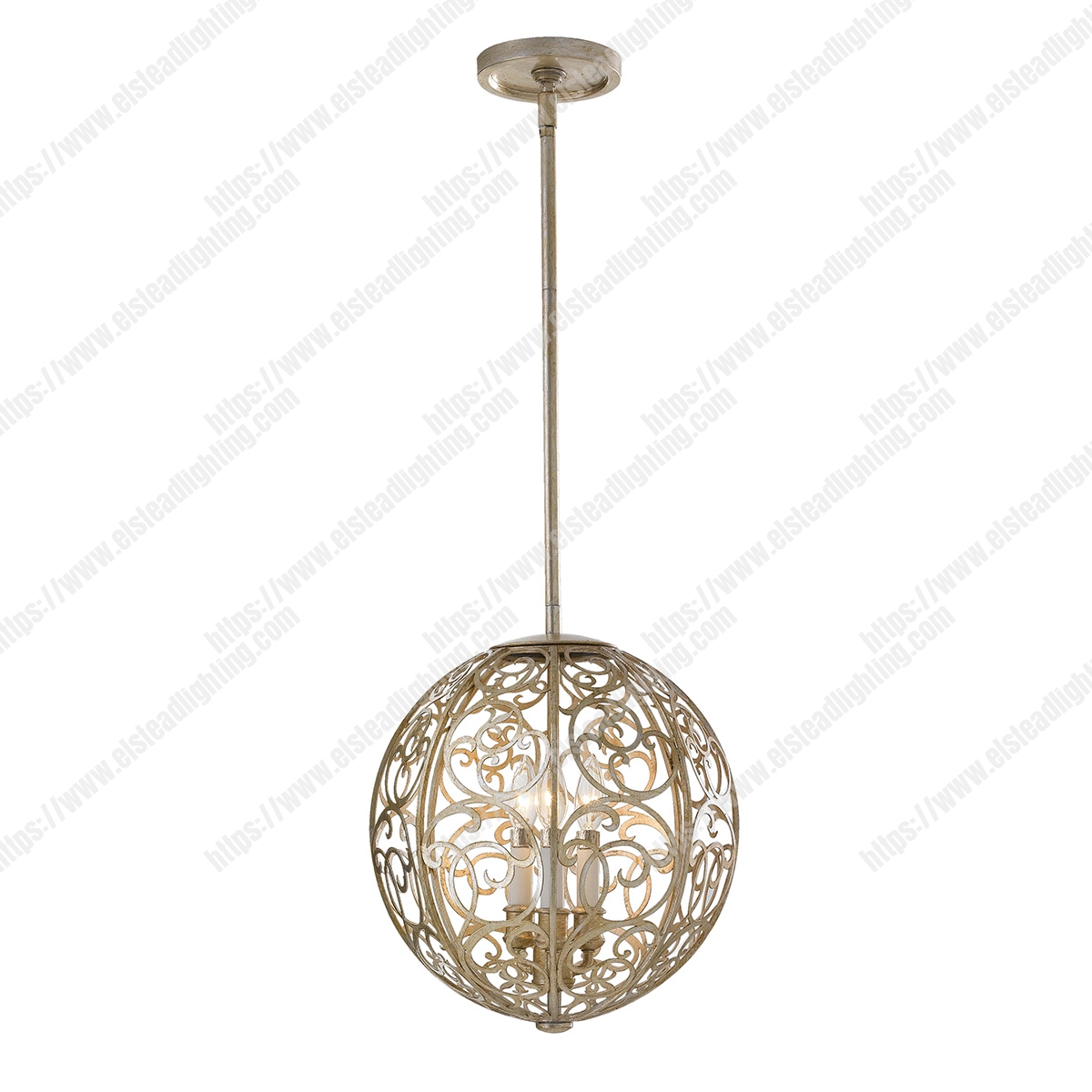 Arabesque 3 Light Chandelier