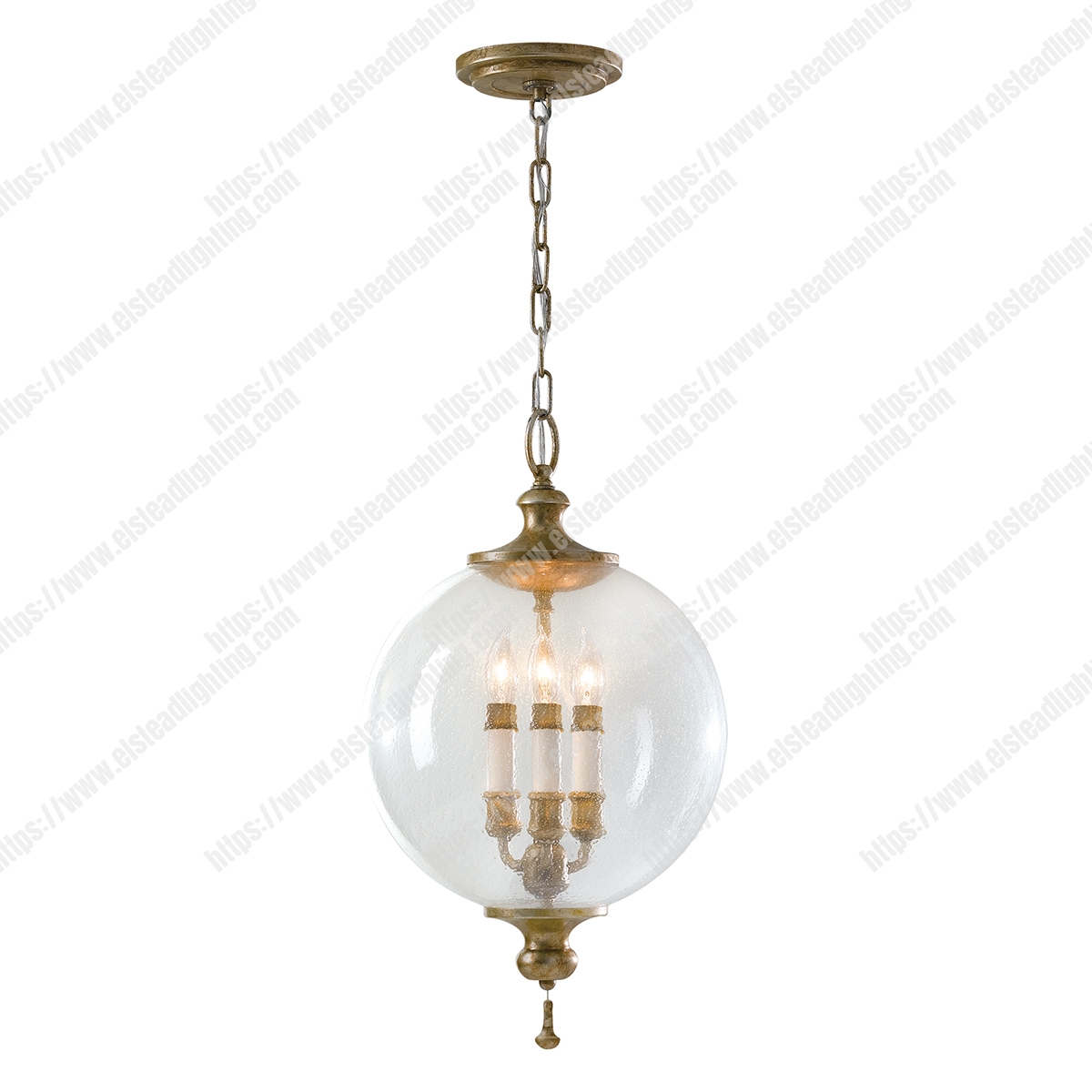 Argento 3 Light Pendant Light