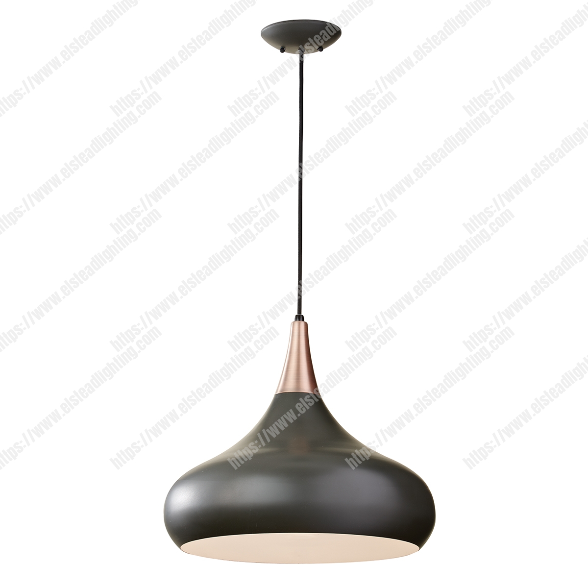 Beso 1 Light Large Pendant - Dark Bronze