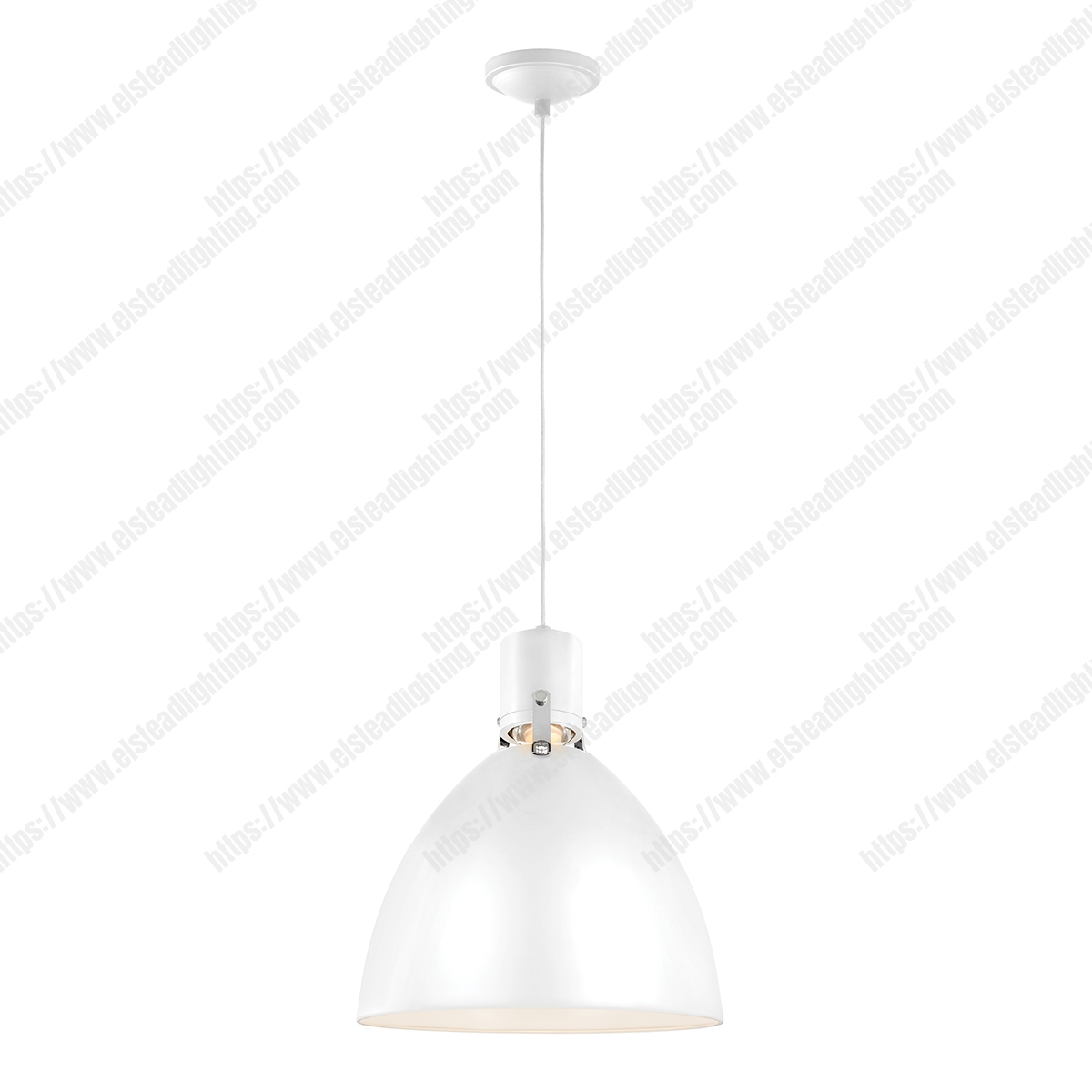 Brynne 1 Light Medium LED Pendant - Flat White
