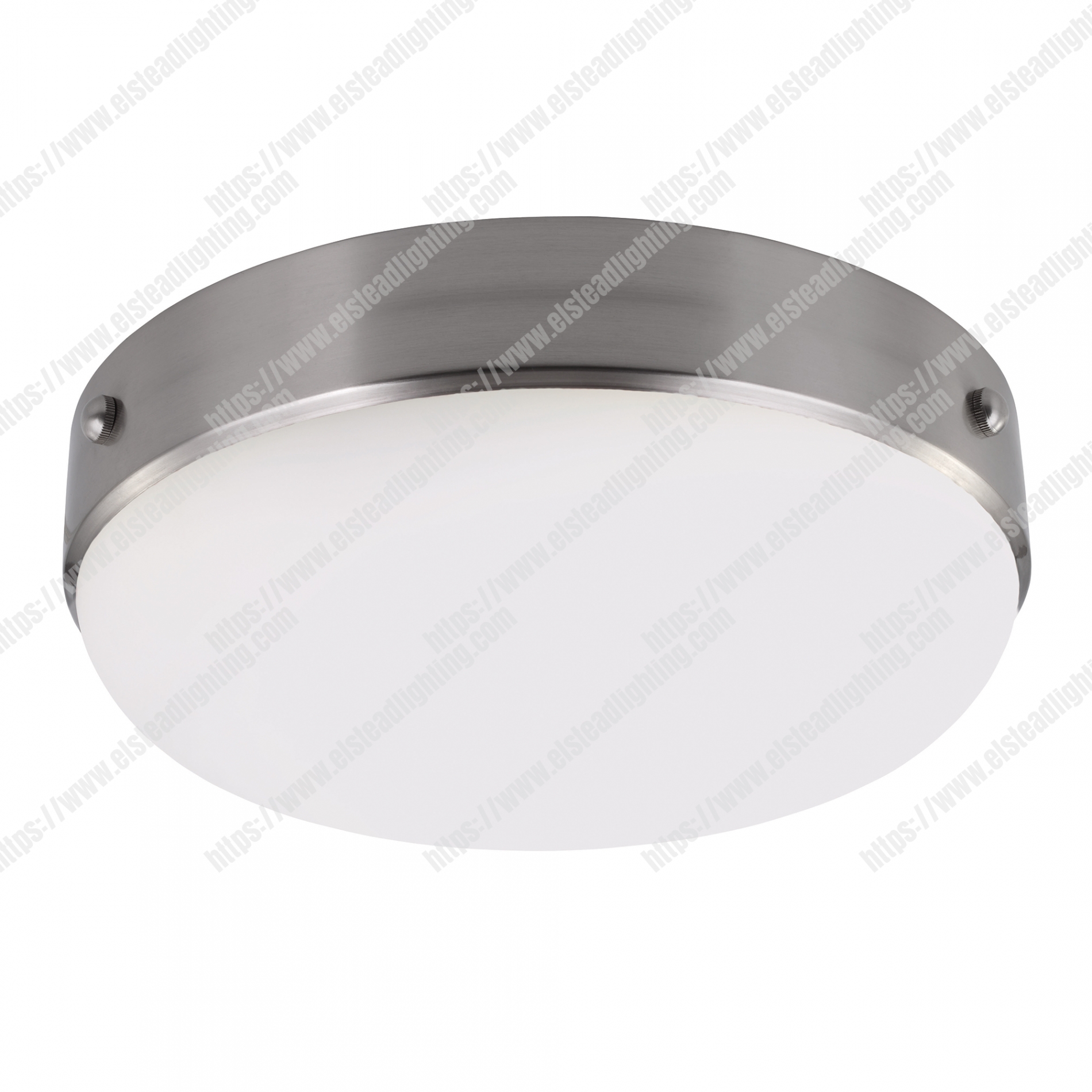 Cadence 2 Light Flush Mount – Brushed Steel