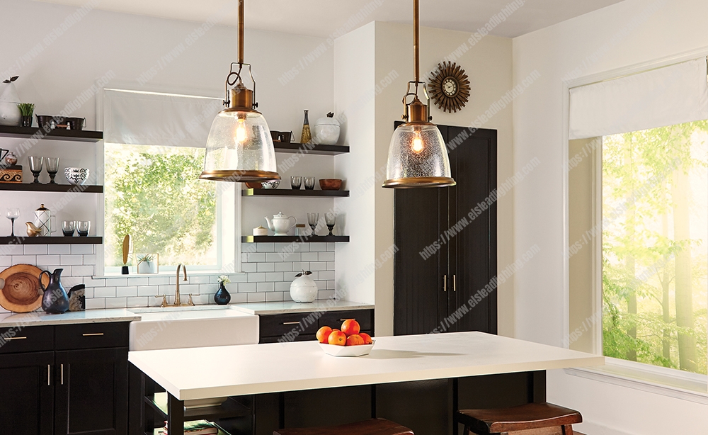 Hobson 1 Light Medium Pendant Aged Brass