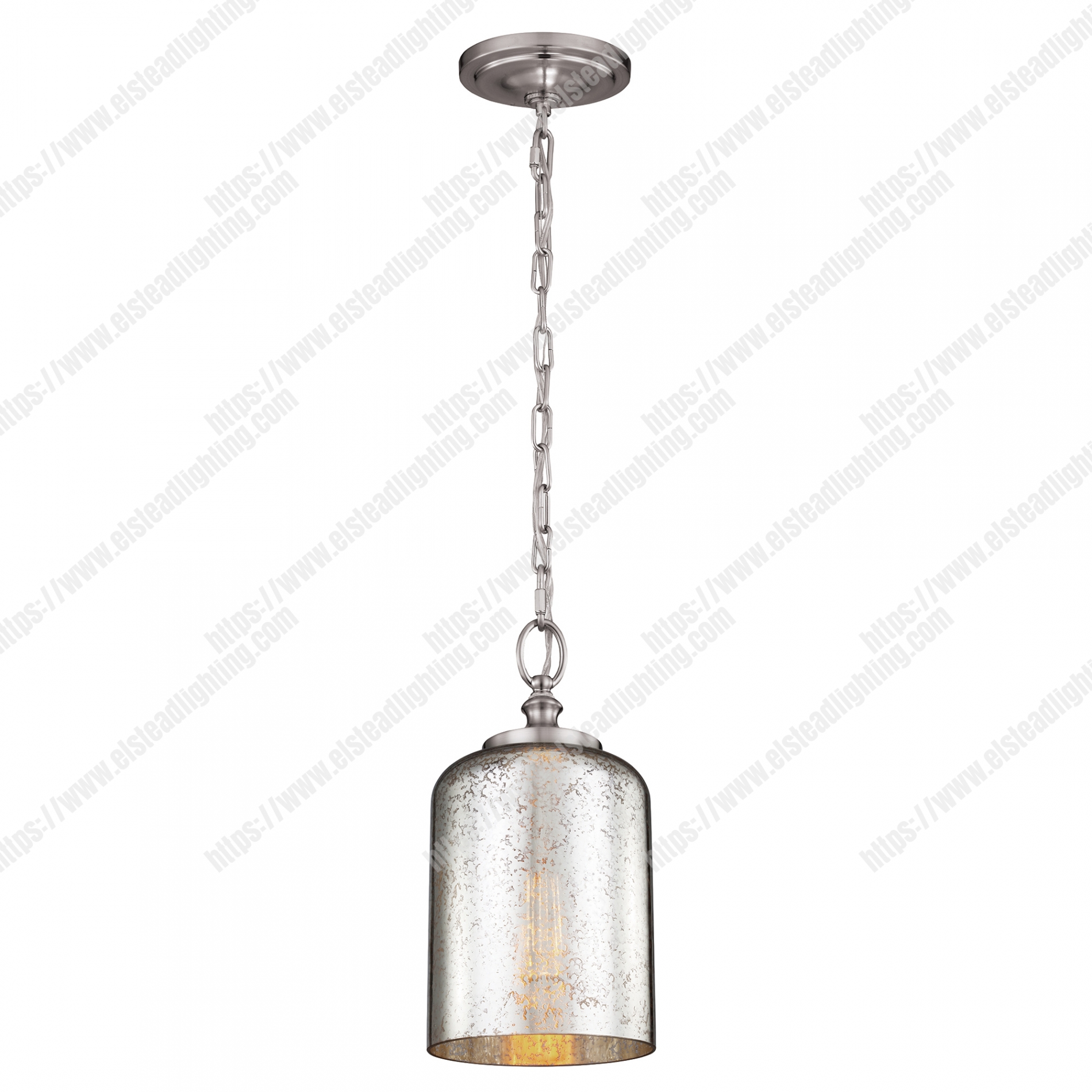 Hounslow 1 Light Mini Pendant Brushed Steel
