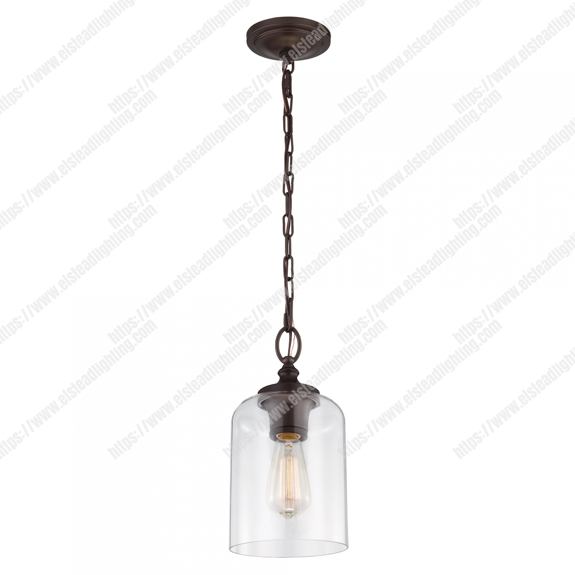 Hounslow 1 Light Mini Pendant Oil Rubbed Bronze