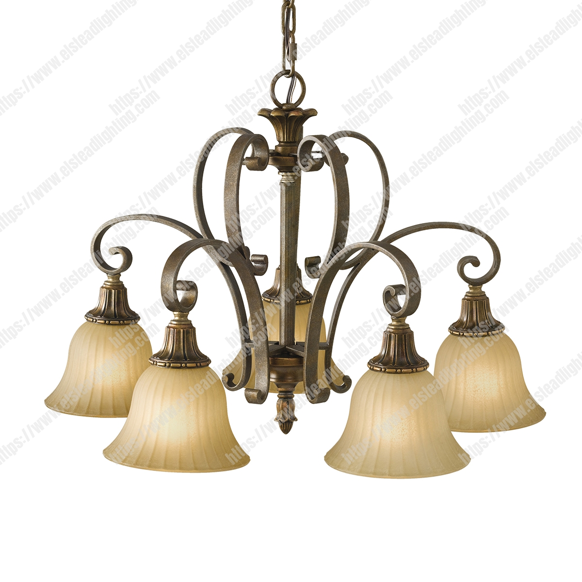 Kelham Hall 5 Light Down Light Chandelier