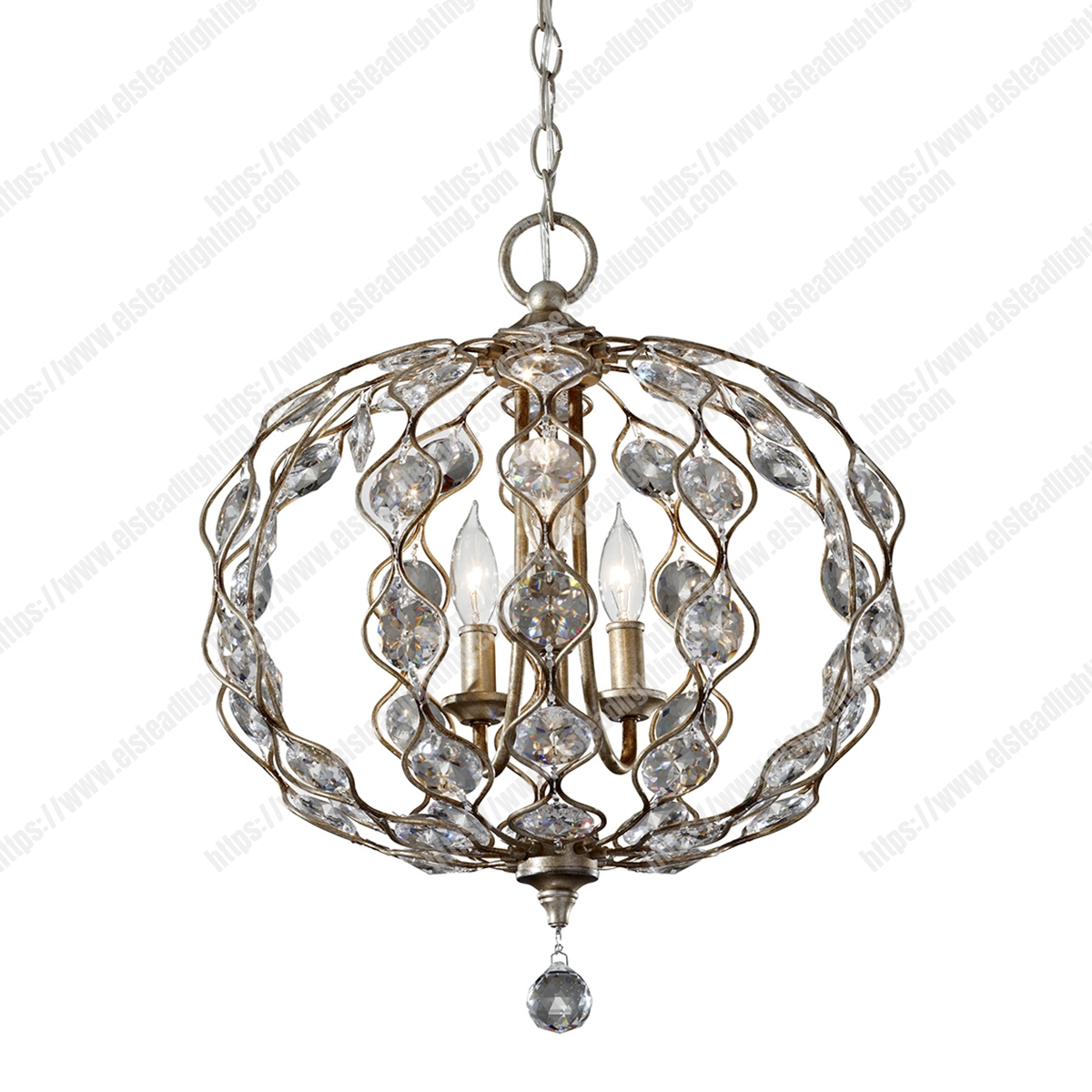 Leila 3 Light Chandelier