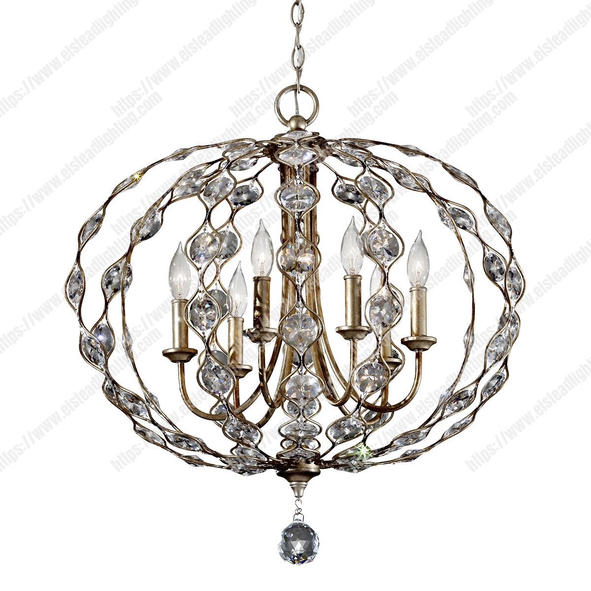 Leila 6 Light Chandelier