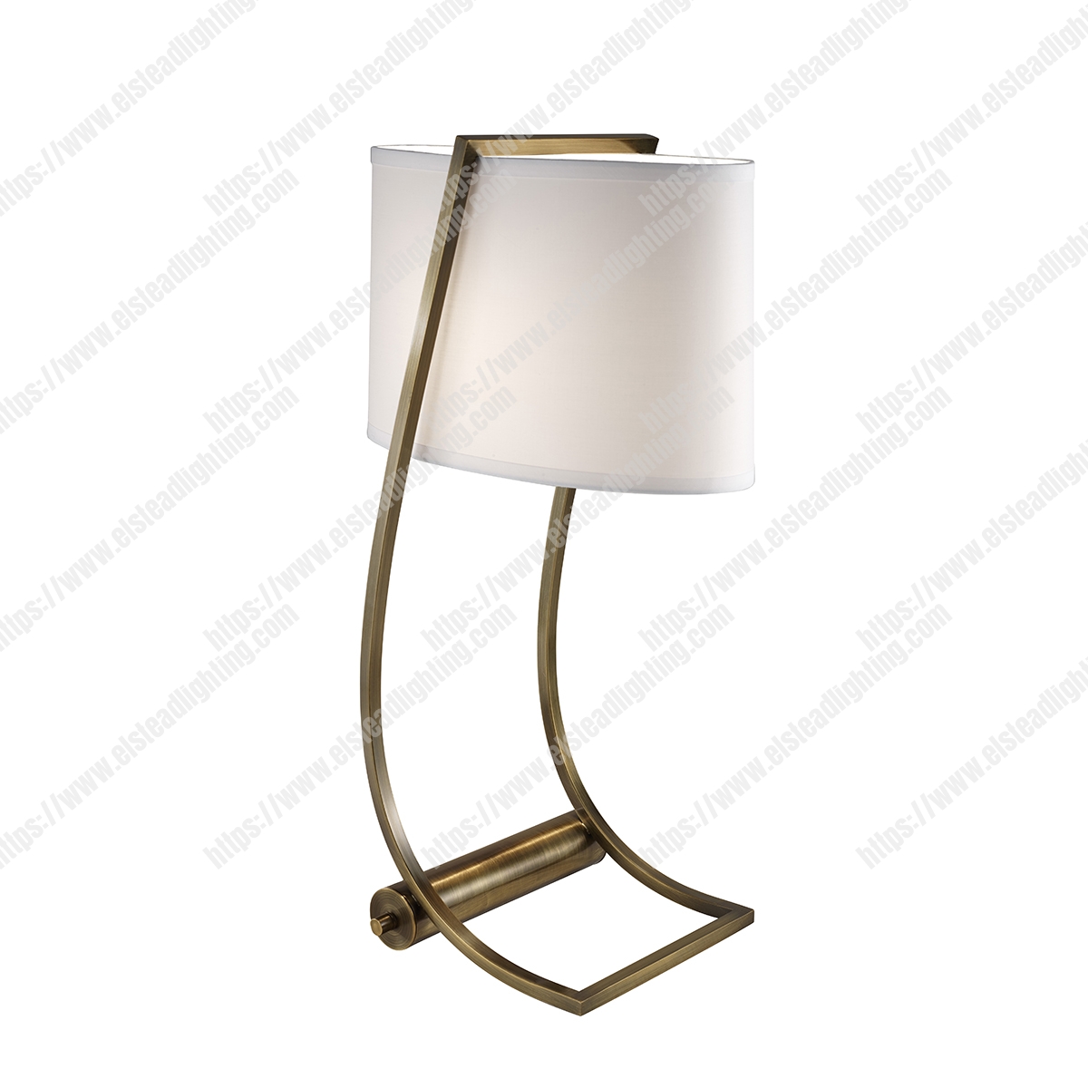 Lex 1 Light Table Lamp – Bali Brass