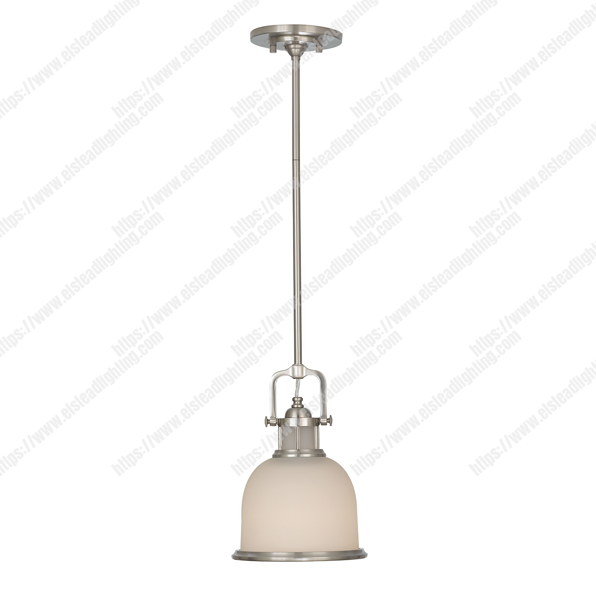 Parker Place 1 Light Mini Pendant Brushed Steel
