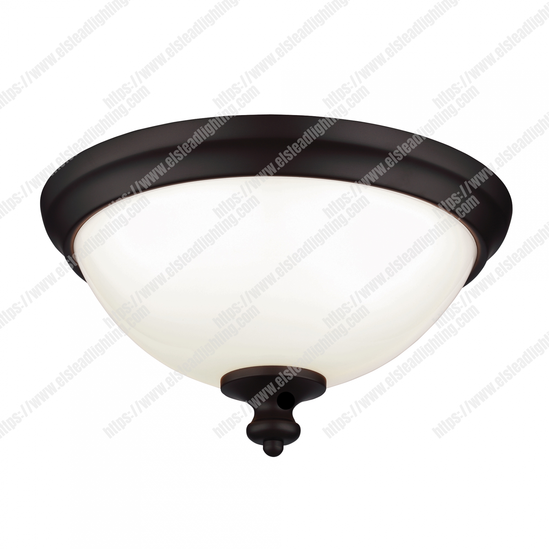 Parkman 2 Light Flush Mount - Oil Rubbed Bronze