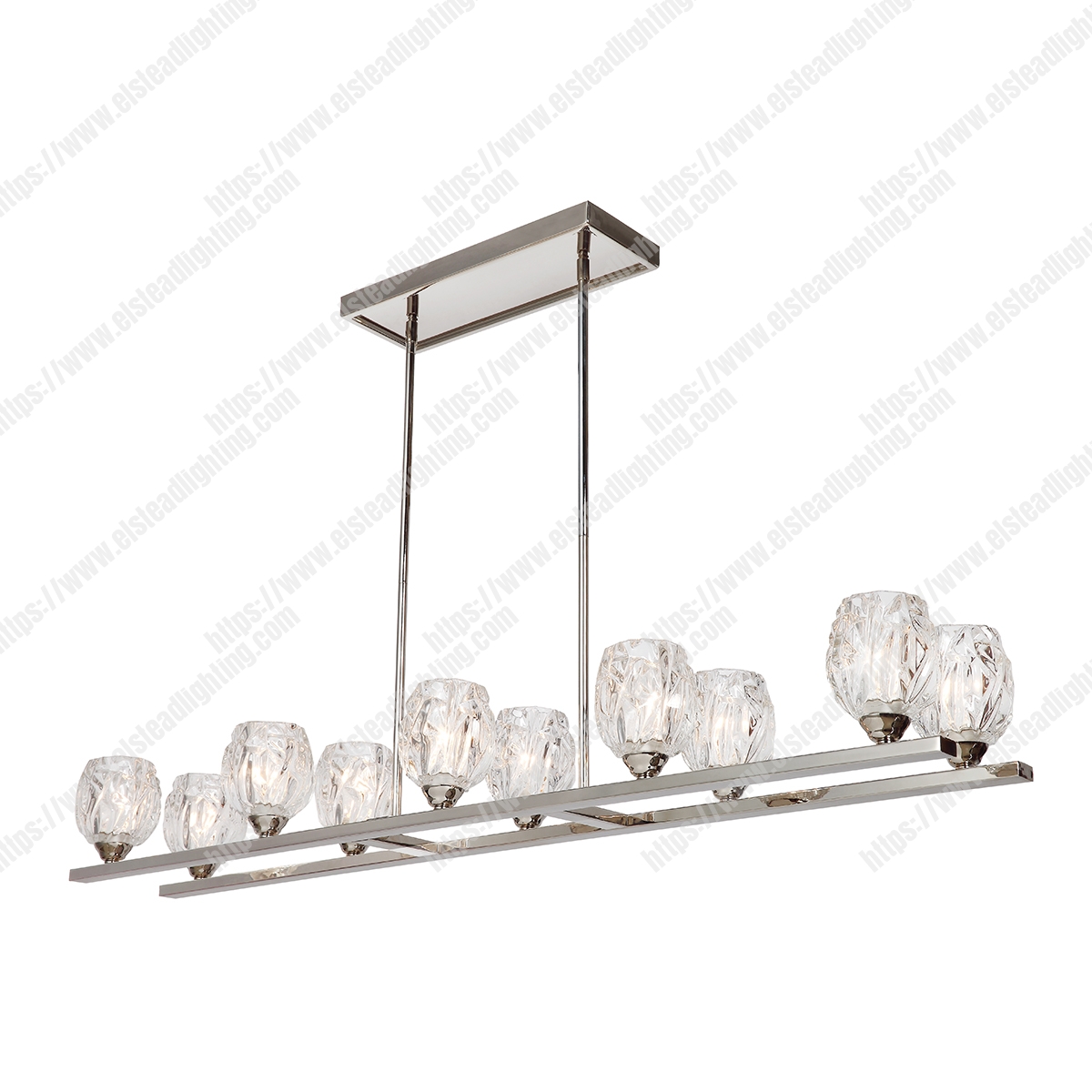 Rubin 10 Light Island Chandelier