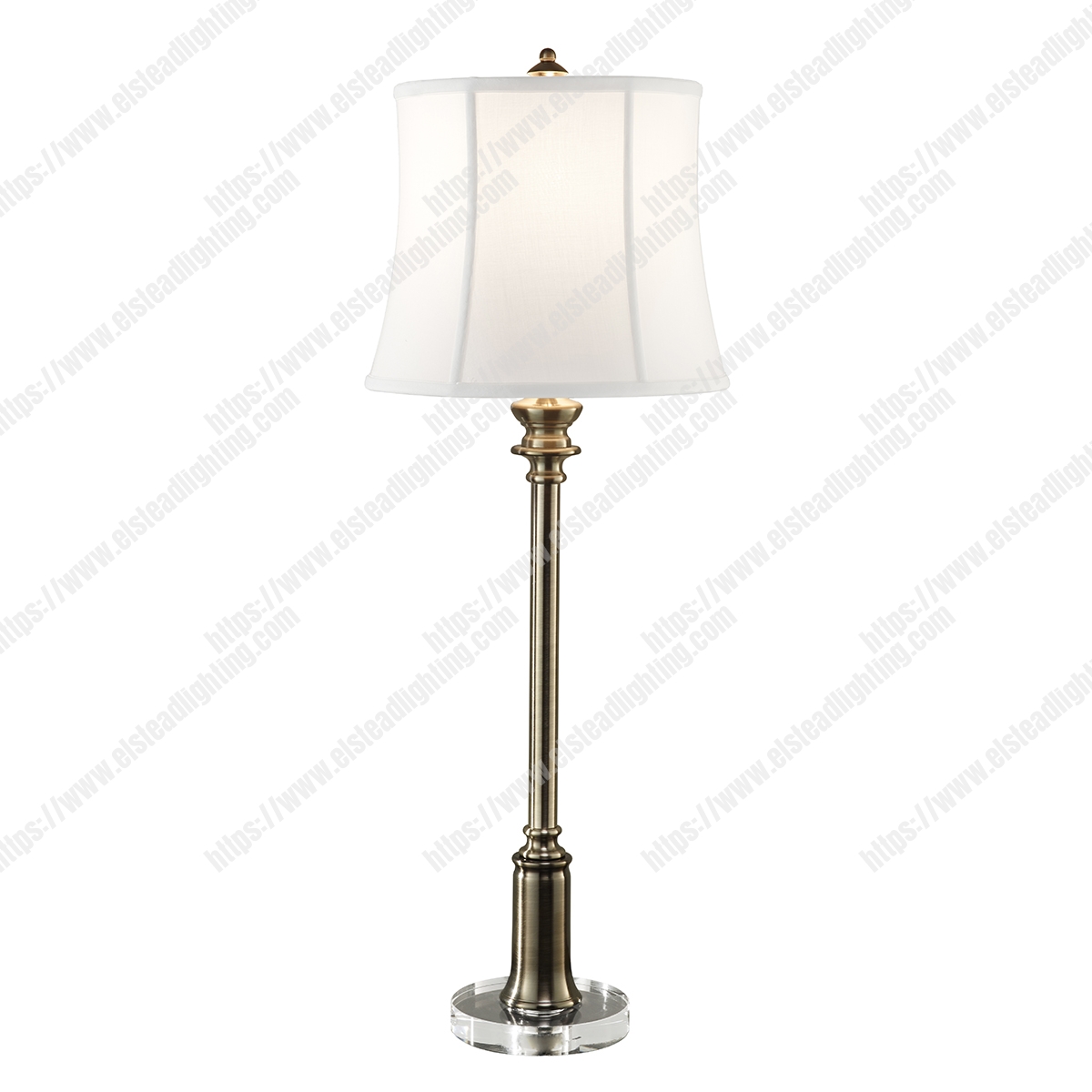 Stateroom 1 Light Buffet Lamp - Bali Brass